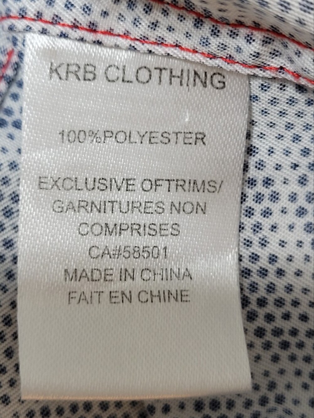 Karbur Blue & White Short-Sleeve Casual Button-Down Shirt Sz Med - Picture 16 of 16
